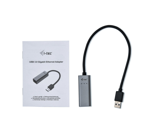 i-tec Adapter USB 3.0 Metal LAN RJ-45 10/100/1000 Mb/s - 456376 - zdjęcie 4